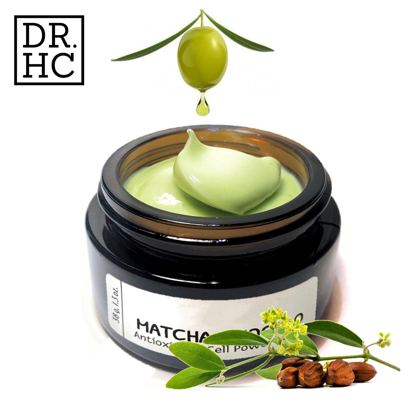 DR.HC Matcha Avocado Antioxidant Cell Power Cream (25~40g, 0.9~1.4oz) (Anti-aging, Skin recovery, Skin toning, Anti-pollution...)-2