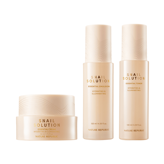 3 Step: Snail Solution Essential Anti-aging Skincare Set-0