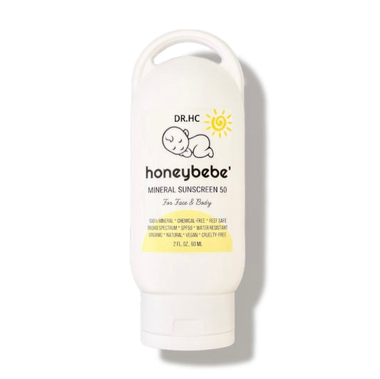 DR.HC Honeybebe' Mineral Sunscreen 50 (for baby face & body) (2.4 fl.oz., 70 ml)