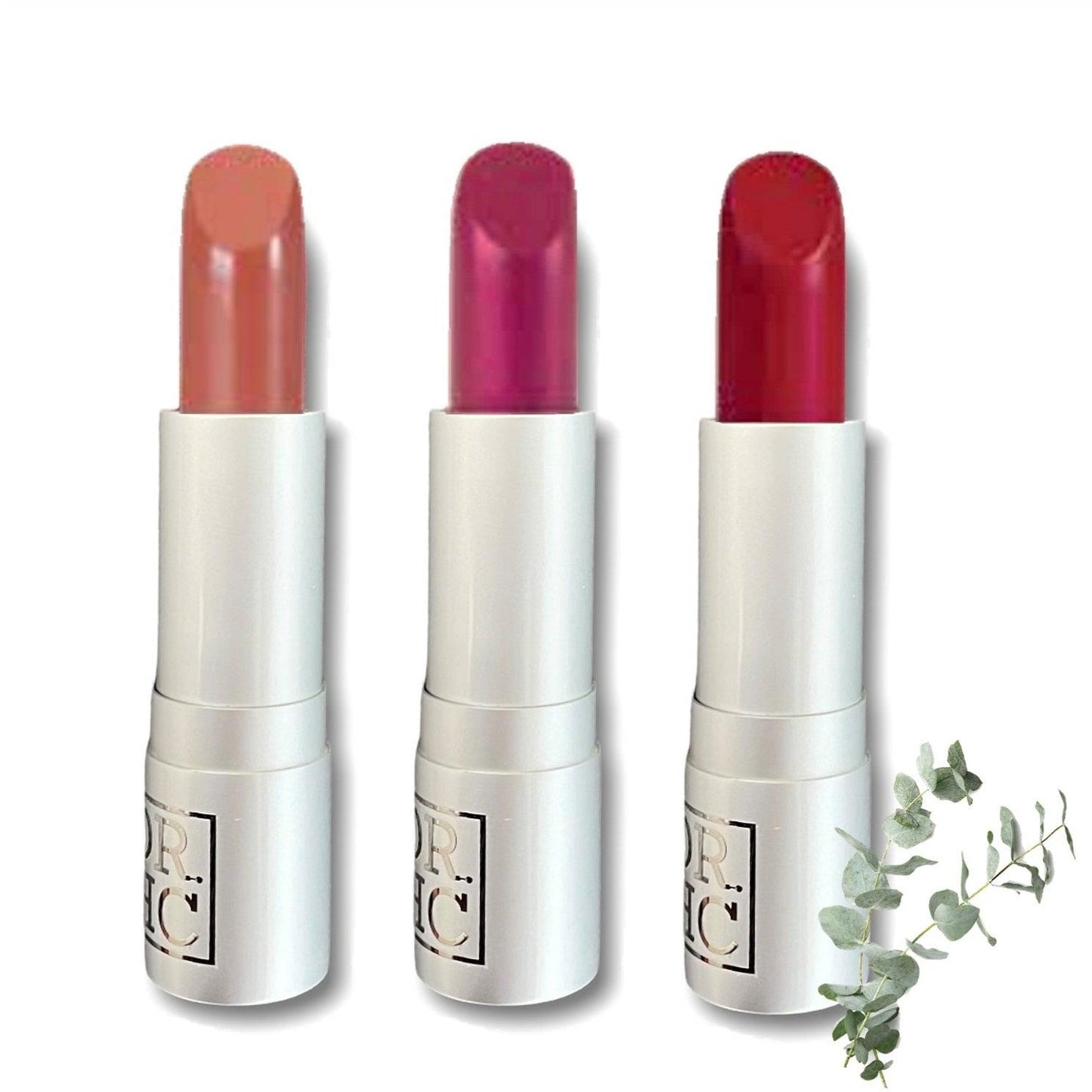 DR.HC All-Natural Veganic Matte Lipstick (10 Shades) (4g, 0.14oz.) (Anti-aging, Anti-pigmentation, Deep moisturizing, Anti-inflammatory...)