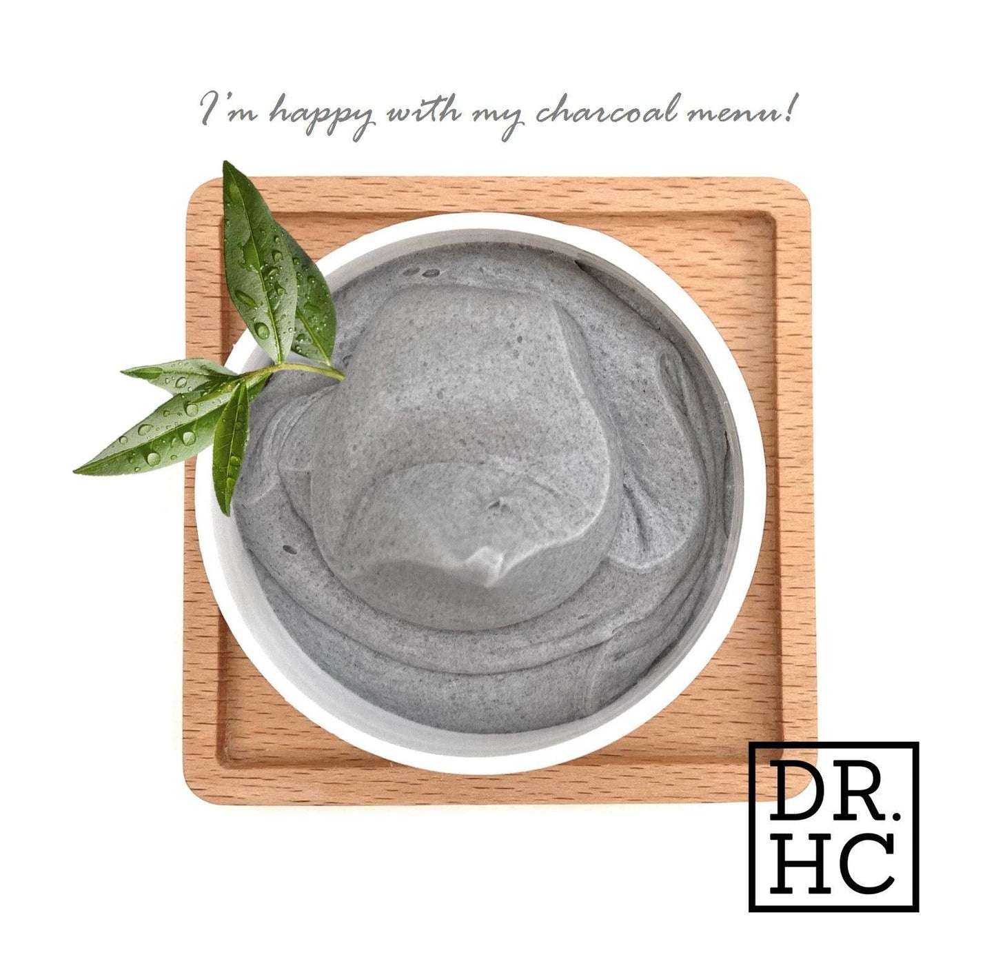 DR.HC Black Mud + Charcoal Face Cleansing Gelato (60g, 2.1oz.) (Anti-pollution, Pore Shrinking, Oil balancing, Anti-acne...)