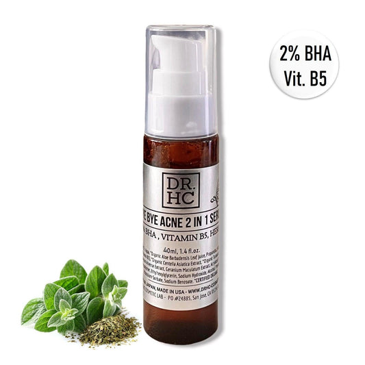 DR.HC Bye Bye Acne 2 In 1 Serum (40ml, 1.4 fl.oz.) (Anti-acne, Exfoliating, Oil-balancing, Anti-inflammatory...)