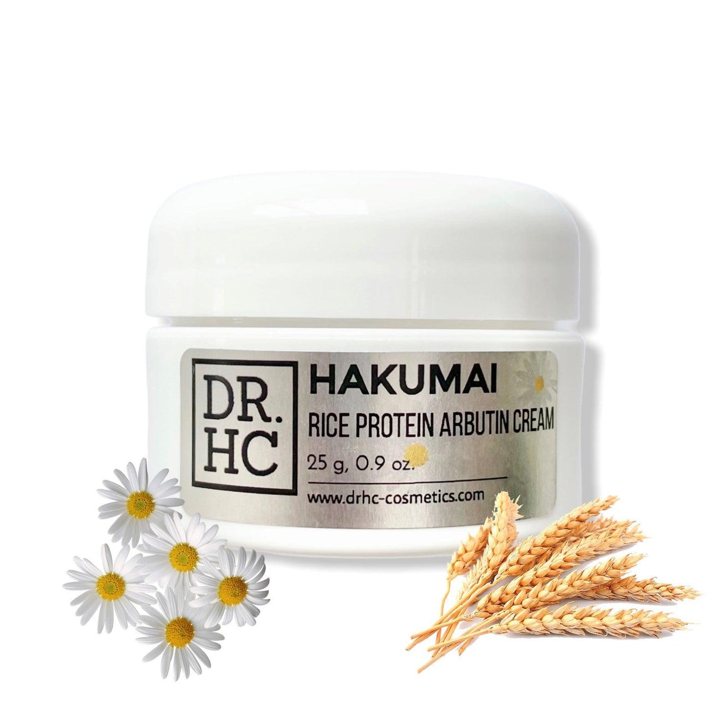 DR.HC Hakumai Rice Protein Arbutin Cream (25~40g, 0.9~1.4oz) (Skin brightening, Anti-acne, Anti-blemish, Anti-aging...)