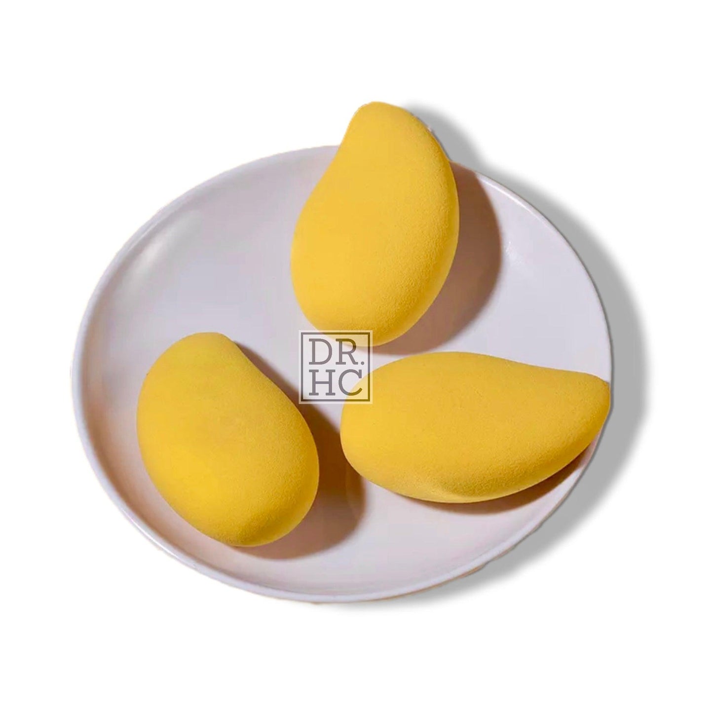 DR.HC Mango 3D Makeup Sponge (makeup puff for liquid foundations, loosed & pressed powders...)