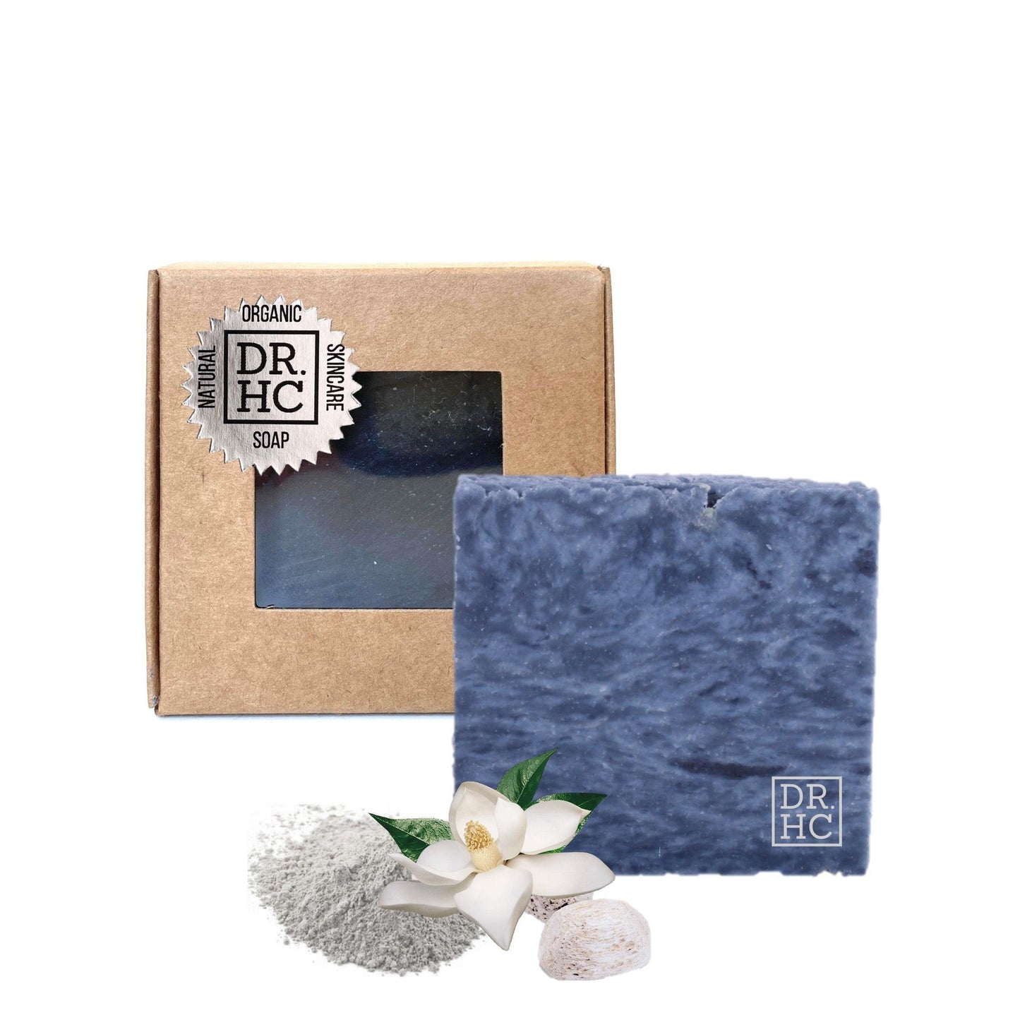 DR.HC Ocean Breath All-Natural Skincare Scrubbing Soap (110g, 3.8oz.) (Exfoliating, Detoxifying, Anti-aging, Toning...)