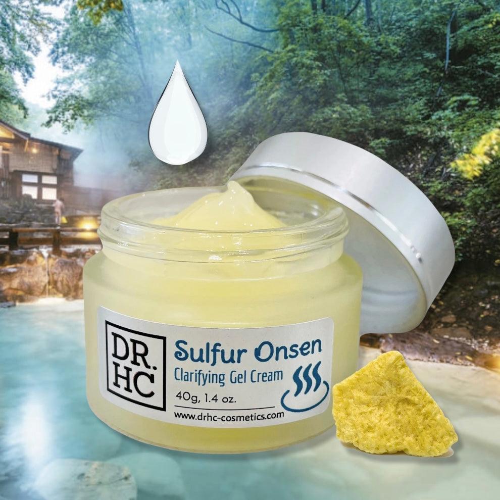 DR.HC Sulfur Onsen Clarifying Gel Cream (25~40g, 0.9~1.4oz) (Acne-acne, Anti-blemish, Oil-balancing, Gently Exfoliating...)