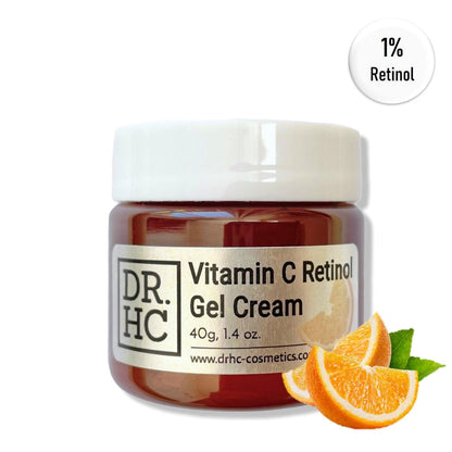 DR.HC Vitamin C Retinol Gel Cream (25~40g, 0.9~1.4oz.) (Skin brightening, Anti-aging, Anti-blemish, Anti-acne...)