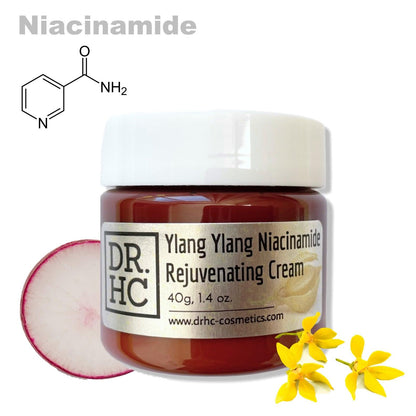 DR.HC Ylang Ylang Niacinamide Rejuvenating Cream (25~40g, 0.9~1.4oz.) (Skin recovery, Anti-scar, Firming, Anti-inflammatory...)