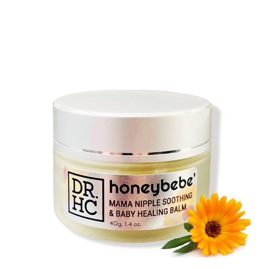 DR.HC Honeybebe’ Mama Nipple Soothing & Baby Healing Balm (100% Organic, Natural & Vegan) (30g, 1oz.)